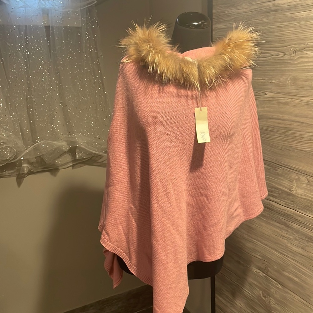 Olimpia cashmere poncho